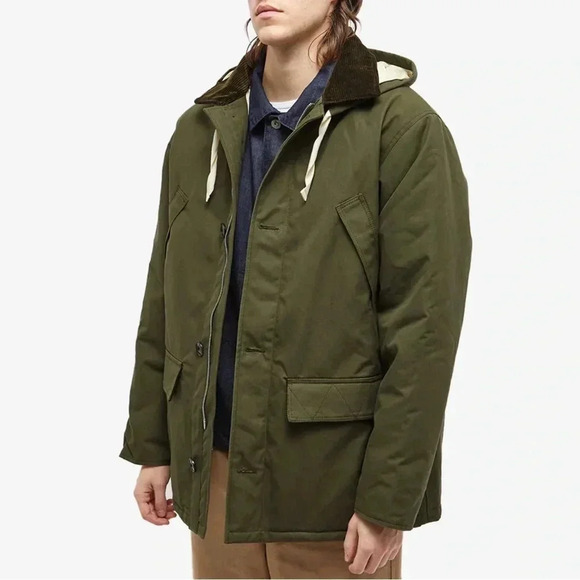 Albam Winter Parka, Olive, Size XL - Men’s Winter Coat, Green Puffer Jacket - Picture 1 of 6